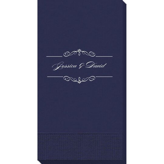Bellissimo Scrolled Guest Towels